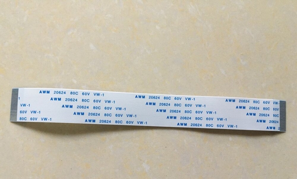 AWM 20624 80C 60V VW-1 FFC FPC Flexible Cable 0.5mm Pitch 33 Pins 90mm Length Forward