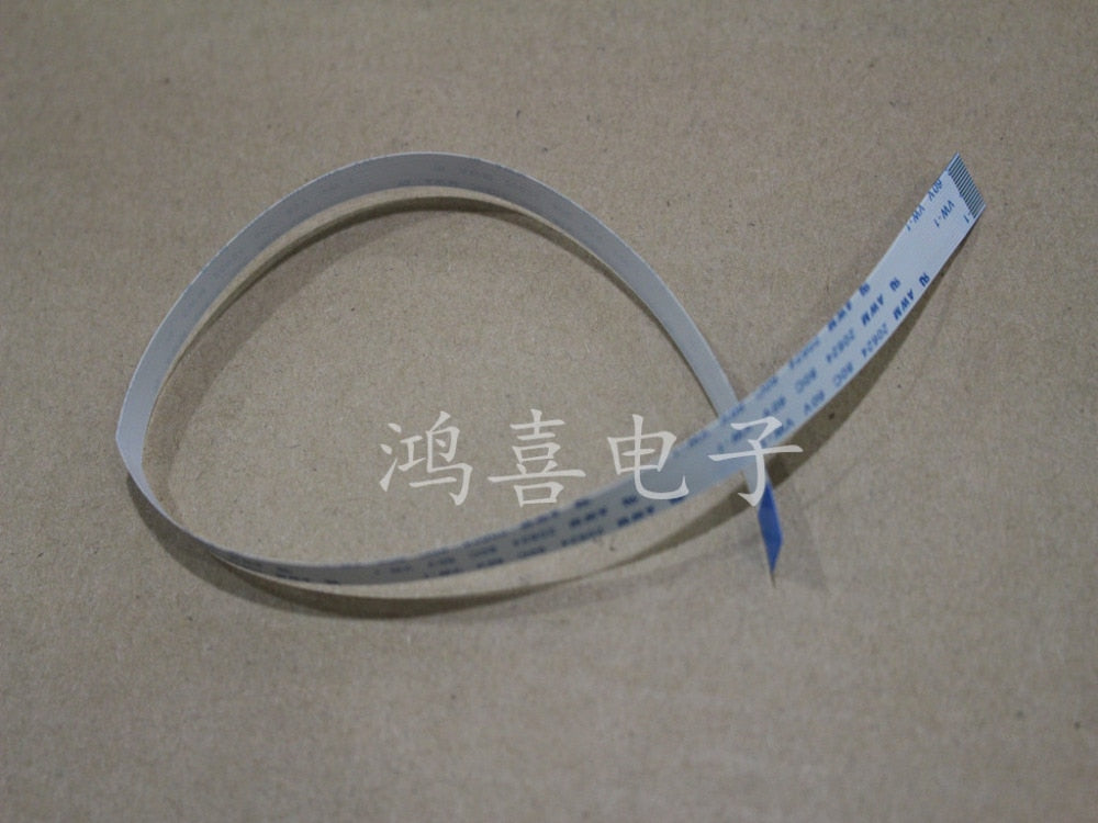 AWM 20624 80C 60V VW-1 FFC FPC Flexibles Kabel, 0,5 mm Rastermaß, 16 Pins, 300 mm Länge nach vorne