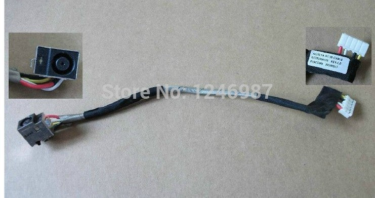 DC Power Jack Connector with Cable for HP DV4 DV6 CQ40 CQ45 CQ41