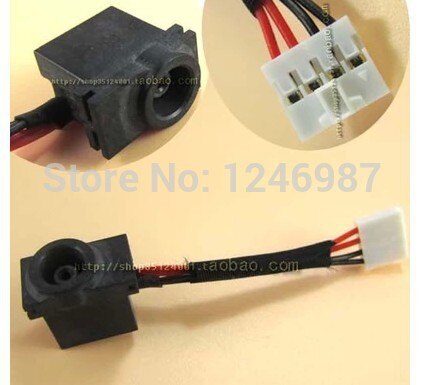 DC Power Jack with Cable for Samsung NP530U4B NP530U4B-A01 NP530U4B-A02