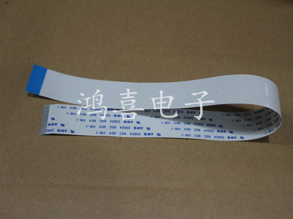 10Pcs AWM 20624 80C 60V VW-1 FFC FPC Flexible Cable 0.5mm Pitch 34 Pins 300mm Length Forward Direction