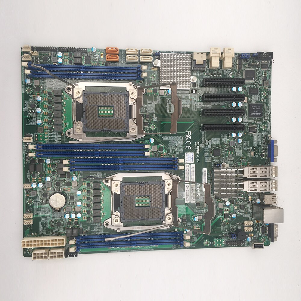 X10DRD-LTP Dual Xeon E5v3 LGA2011 DDR4 Dual Gigabit Optical Port Server Motherboard Full Tested Working
