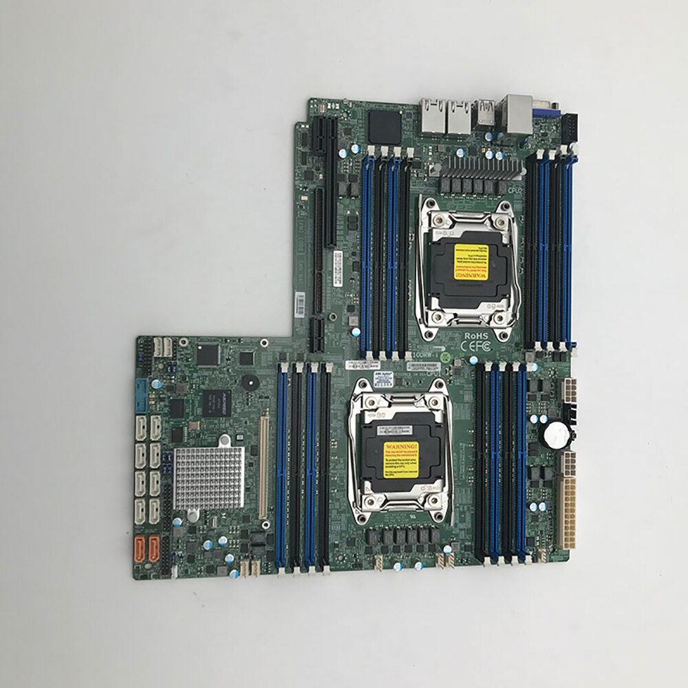 X10DRW-i Industrial Package Motherboard Supermicro Dual Server C612 2011 E5-2600 16 DIMMs 2400MHz DDR4 WIO Full Tested Working