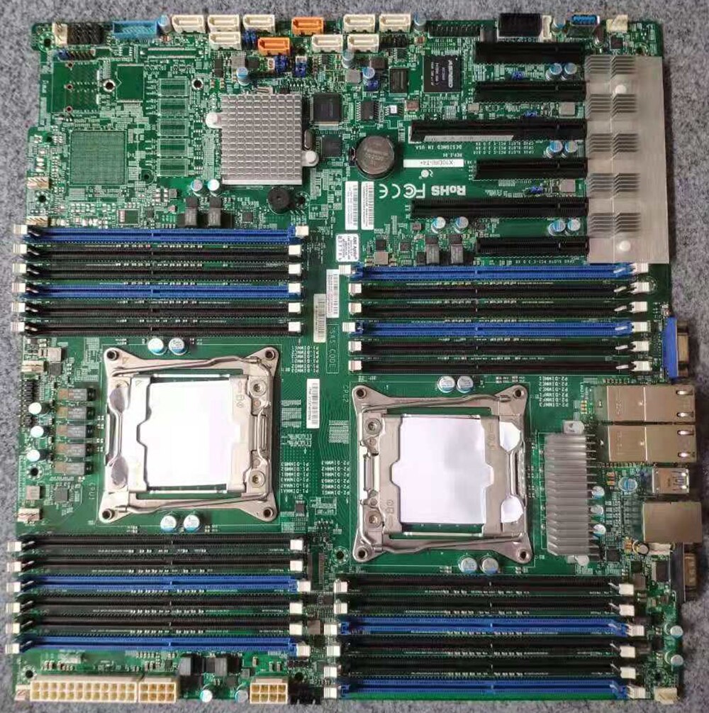 X10DRi-T4+ Supermicro Server Motherboard E5-2600 v4/v3 Family Quad LAN W/ Intel? X540 10GBase-T LGA2011 DDR4 Full Tested Working
