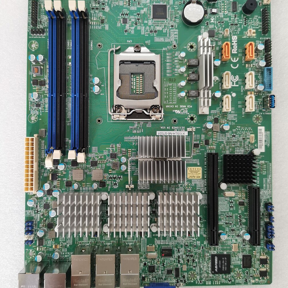 X10SLH-N6-ST031 REV:1.02 Supermicro Server Workstation Motherboard Full Tested Working