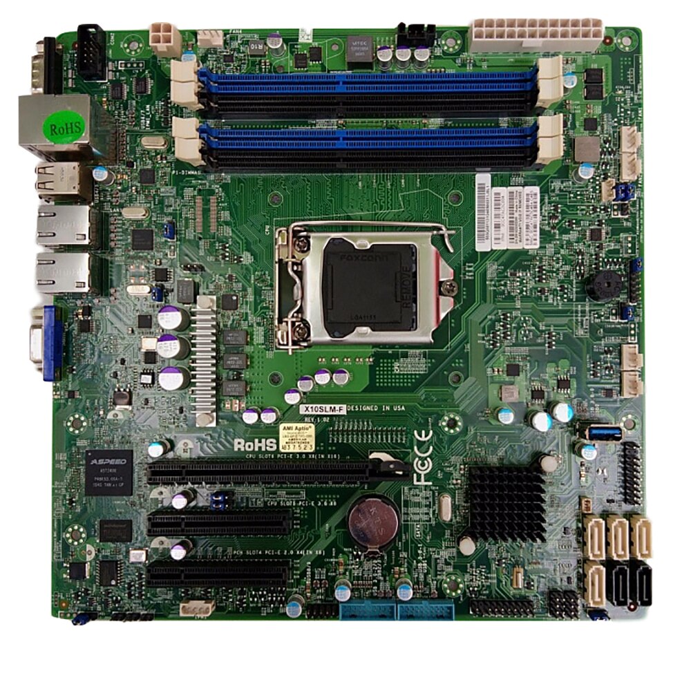 X10SLM-F REV1.02 Supermicro Server Workstation Motherboard Full Tested Working