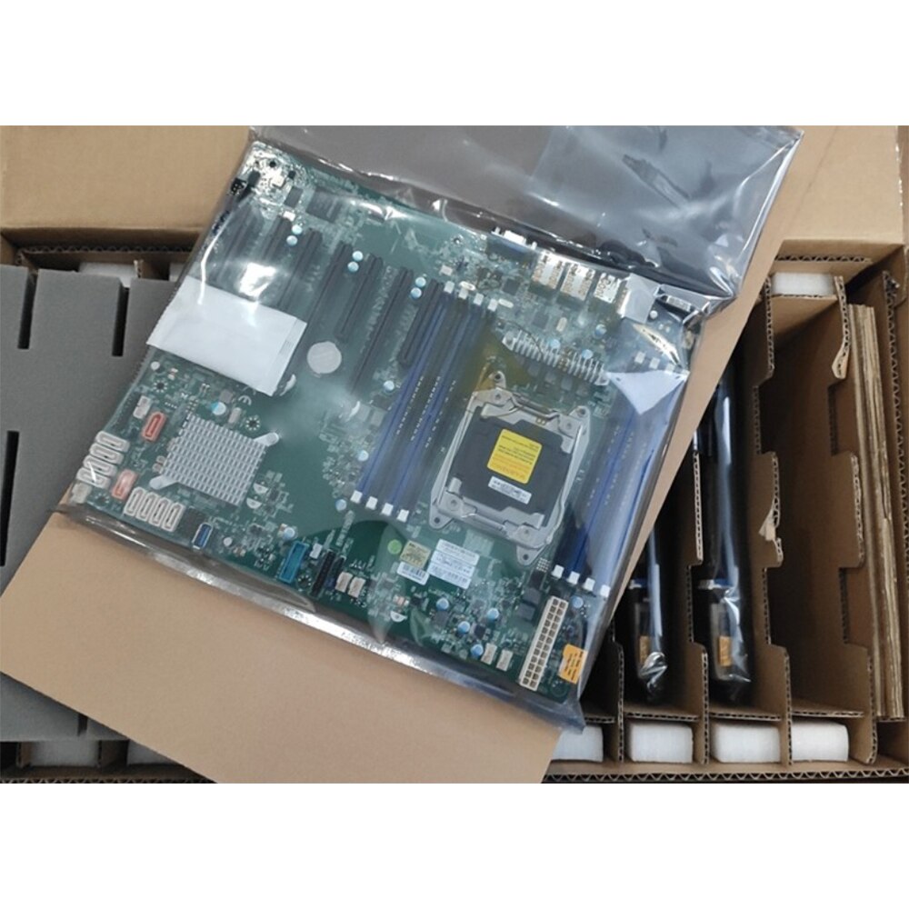 X10SRL-F Supermicro Industrial Package Motherboard LGA2011 E5-1600/2600 V3/V4 Family DDR4 ECC 7 PCI-E Slots Full Tested Working