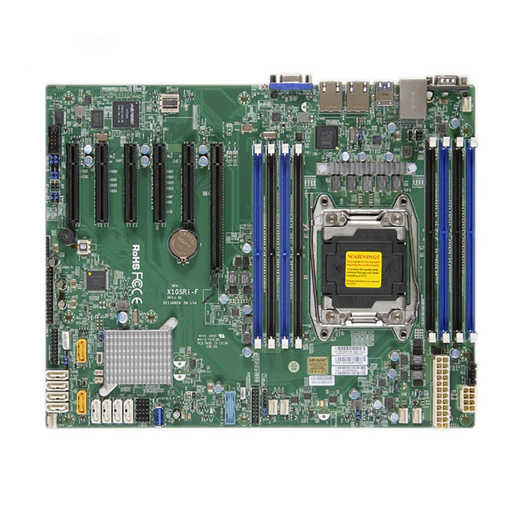 X10SRi-F Supermicro High Performance Motherboard E5-1600/2600 V3/V4 Family ECC i350-AM2 Dual Port GbE LAN LGA2011 DDR4 Full Tested Working
