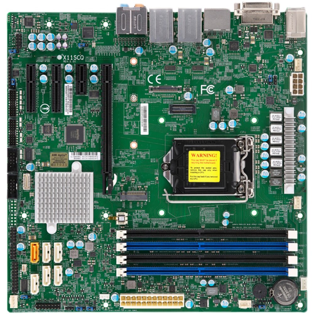 X11SCQ Industrial Package Motherboard Supermicro Single Server 8th/9th Generation i9 i7 i5 i3 LGA-1151 Q370 UATX Full Tested Working