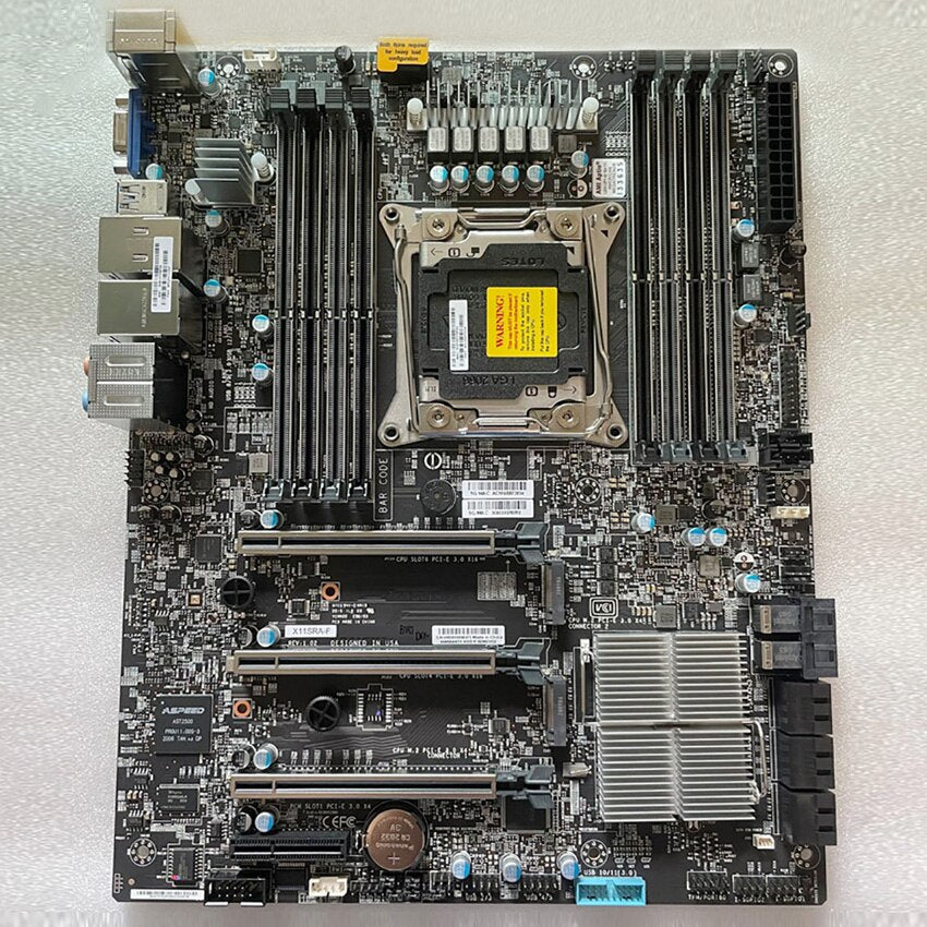X11SRA-F Supermicro Workstation Motherboard LGA-2066 DDR4 Xeon W-2100 W-2200 Processors PCI-E 3.0 M.2 U.2 Full Tested Working