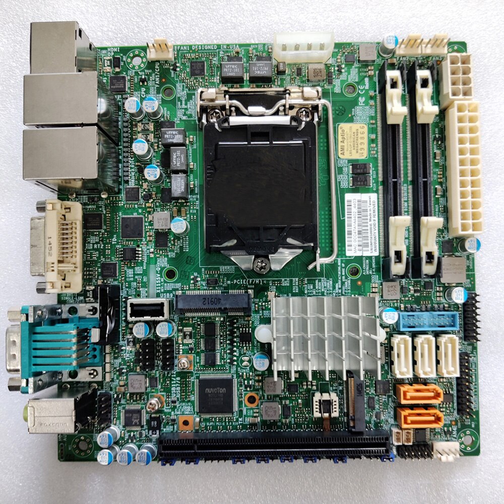 X11SSV-Q SuperMicro Server Motherboard Single-Channel LGA1151 Q170 Mini-ITX Small Board Full Tested Working