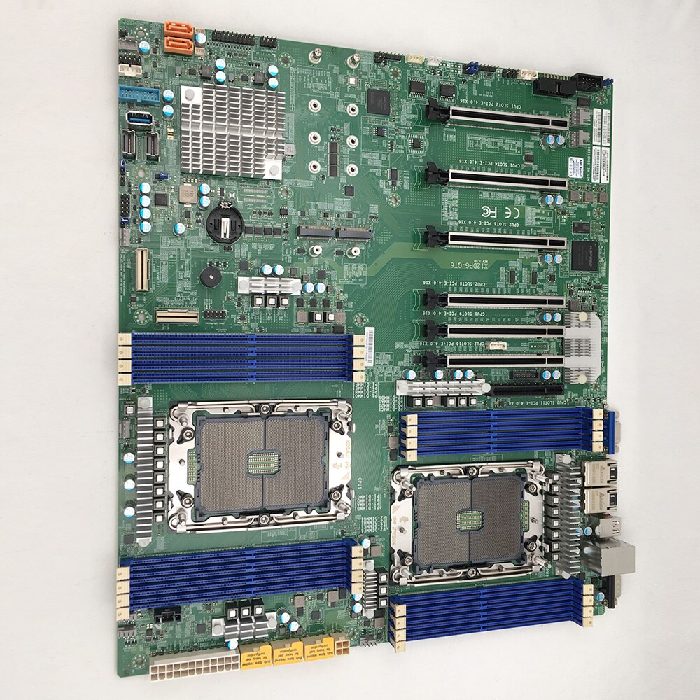 X12DPG-QT6 Supermicro Workstation Motherboard LGA-4189 DDR4 3rd Gen Scalable Processors PCI-E 4.0 M.2 IPMI2.0 Full Tested Working