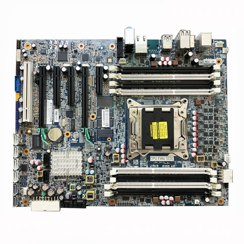 X79 HP Z420 Motherboard 708615-001 708615-601 618263-003 C602 Full Tested Working