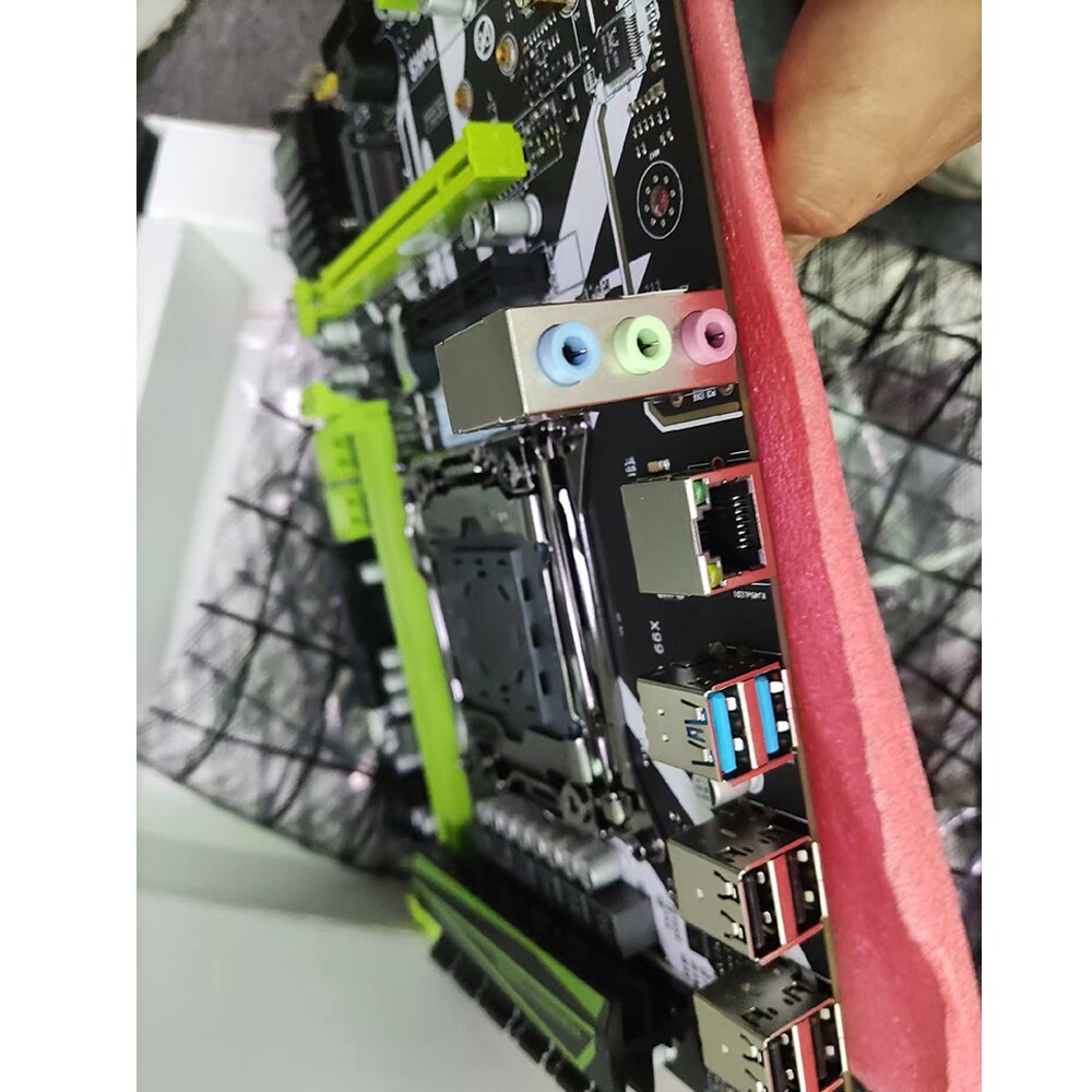 X99 8M-F HUANANZHI X99 Desktop Motherboard Intel XEON E5 X99 LGA2011-3 All Series DDR4 USB3.0 SATA Full Tested Working