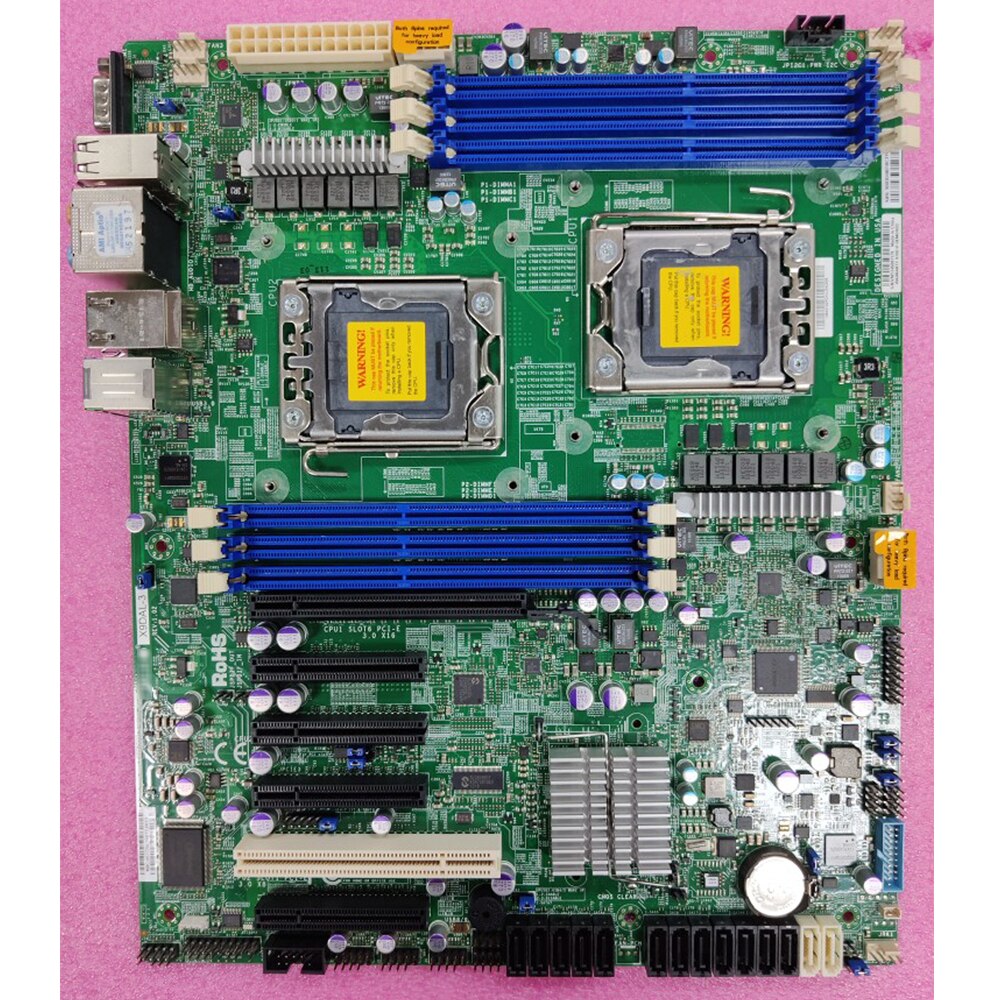 X9DAL-3 Supermicro Server Motherboard LGA1356 Xeon Processor E5-2400 v2 DDR3 8x SAS/SATA2 Ports From C606 Full Tested Working