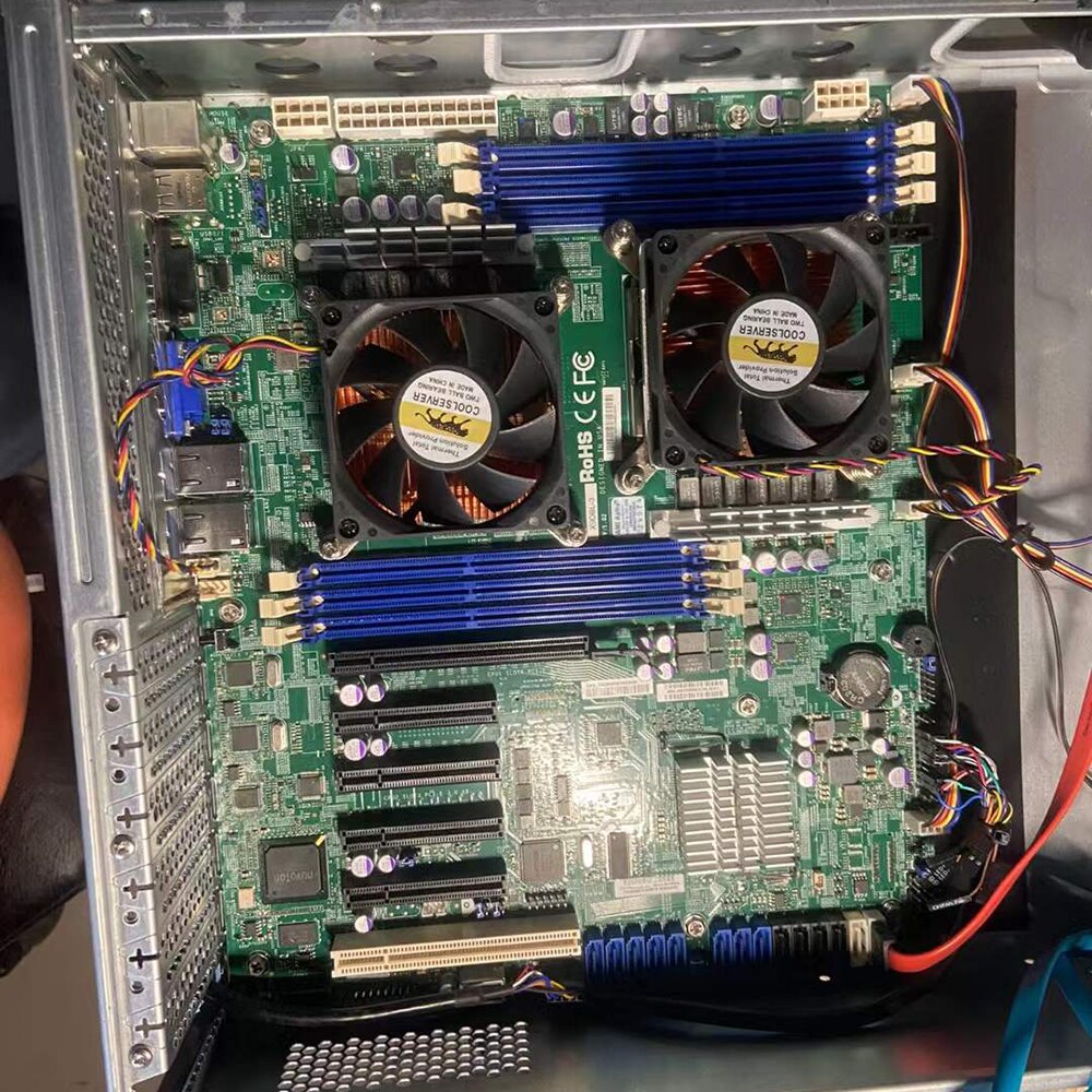 X9DBL-3 Supermicro Server Motherboard Xeon Processor E5-2400 v2 LGA1356 DDR3 8x SAS/SATA2 Ports From C606 Full Tested Working