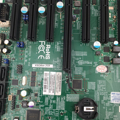 X9DRH-7TF Supermicro Server Motherboard Support E5-2600 V1/V2 Family ECC LGA2011 DDR3 X540 Dual Port 10GBase-T