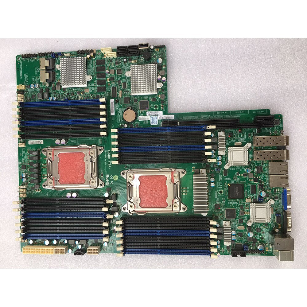 X9DRW-7TPF+ Server Motherboard Support Processor E5-2600 V1 V2 Family 24x DIMM SATA3 SAS2 LGA2011 DDR3 Full Tested Working