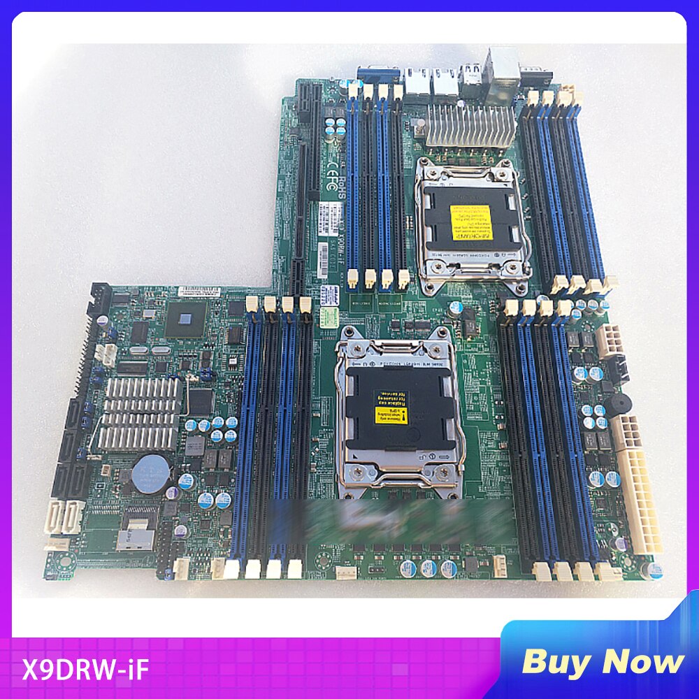 X9DRW-iF Supermicro Server Motherboard Xeon E5-2600 V1/V2 Family LGA2011 DDR3 Full Tested Working