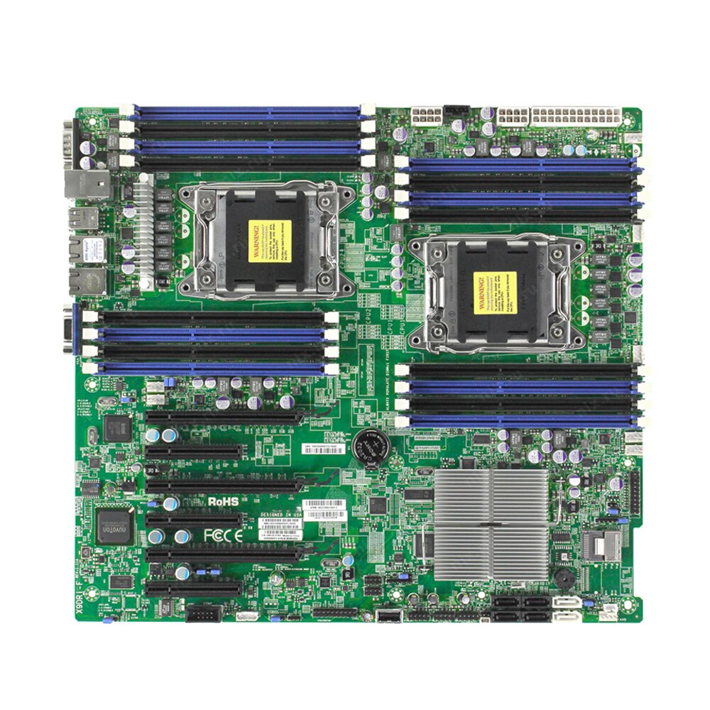 X9DRi-F Supermicro Server Motherboard LGA2011 E5-2600 V1/ V2 Family ECC DDR3 8x SATA2 and 2x SATA3 Ports Full Tested Working
