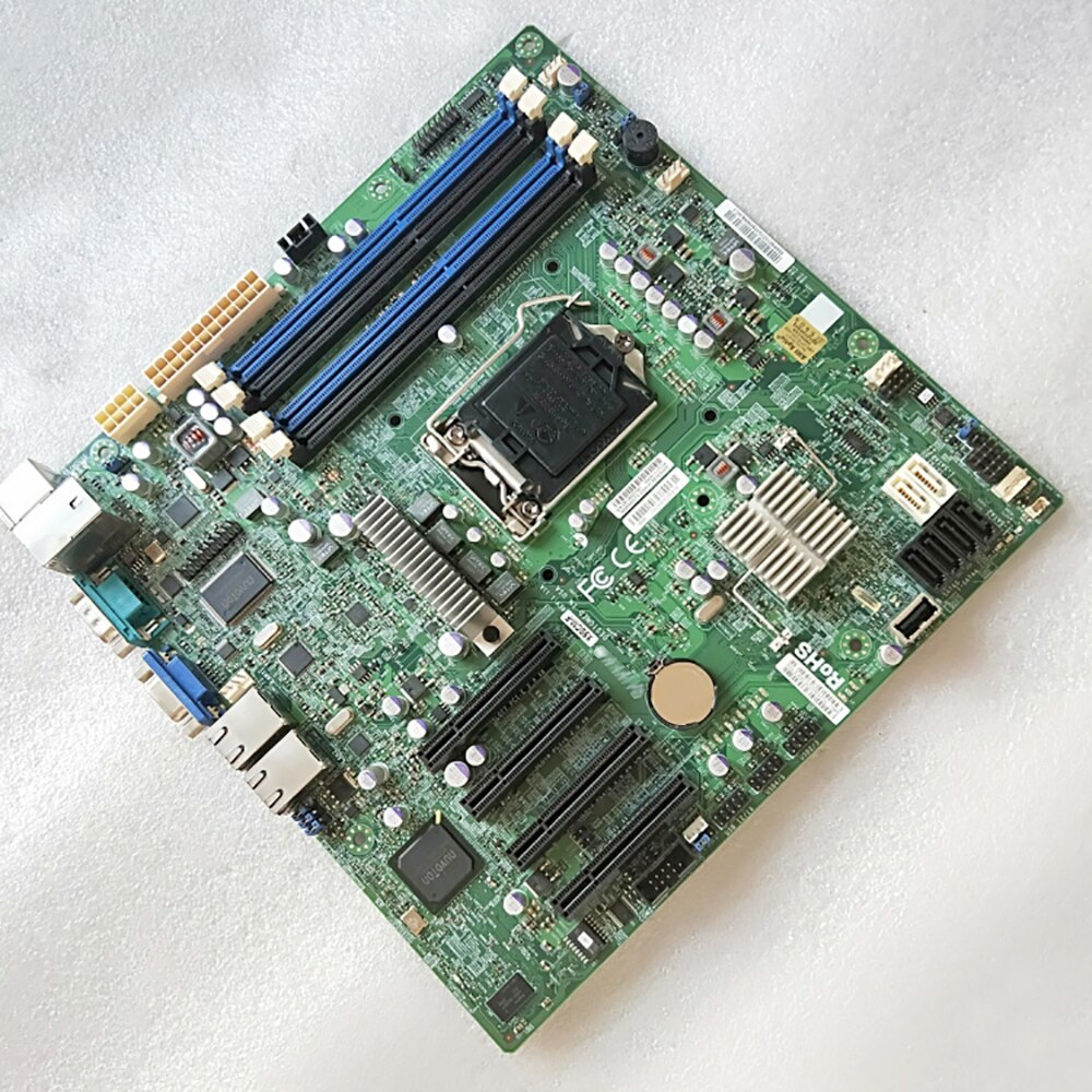 X9SCM-F Supermicro Server Workstation Motherboard Single Socket H2 LGA1155 Supports E3-1200 E3-1200 V2 Series Full Tested Working