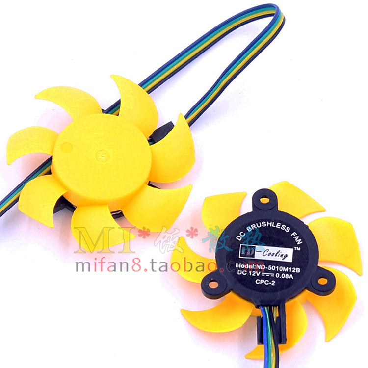 cooler CPU Cooling Fan For ID-Cooling ND-5010M12B 4PIN 5V 0.08A 4 line temperature pitch 26mm diameter of 45mm ball bearing fan