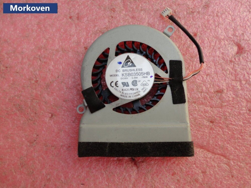 CPU cooling fan Cooler FOR For HTC Shift X9500 notebook ksb03505hb-7b09 5V 0.35A ksb03505hb 7b09