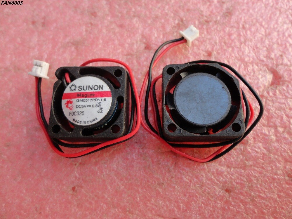 CPU cooling fan Cooler FOR SUNON 1.7CM GM0517PDV1-8 5V 0.8W 2wire Cooling Fan