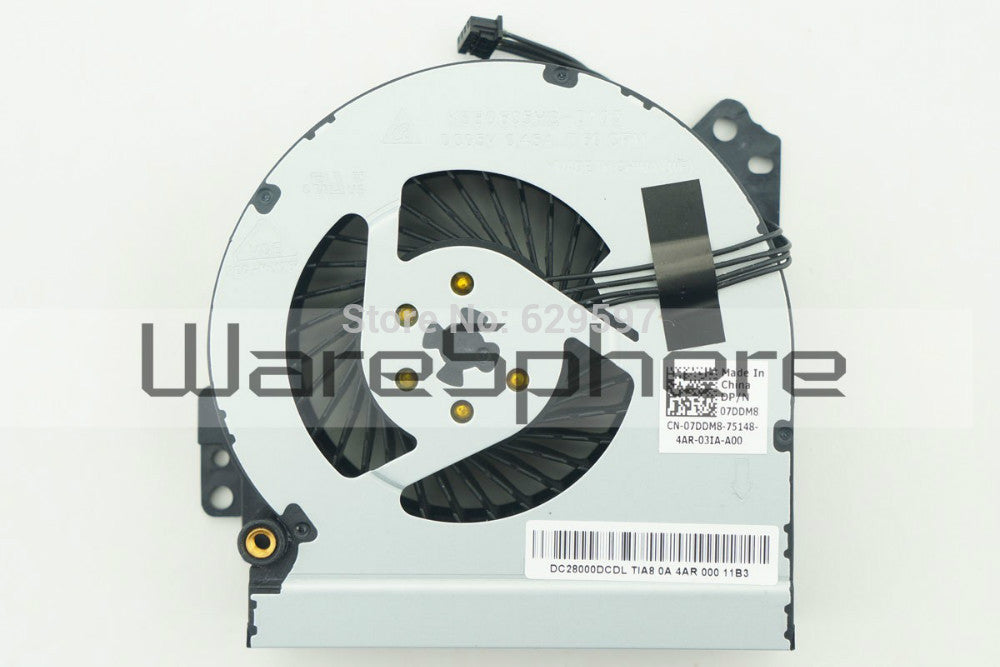 laptop CPU cooling fan for DELL PRECISION M6800 CPU FAN 07DDM8 7DDM8 KSB0605HC-DA03 KSB0605HC DA03