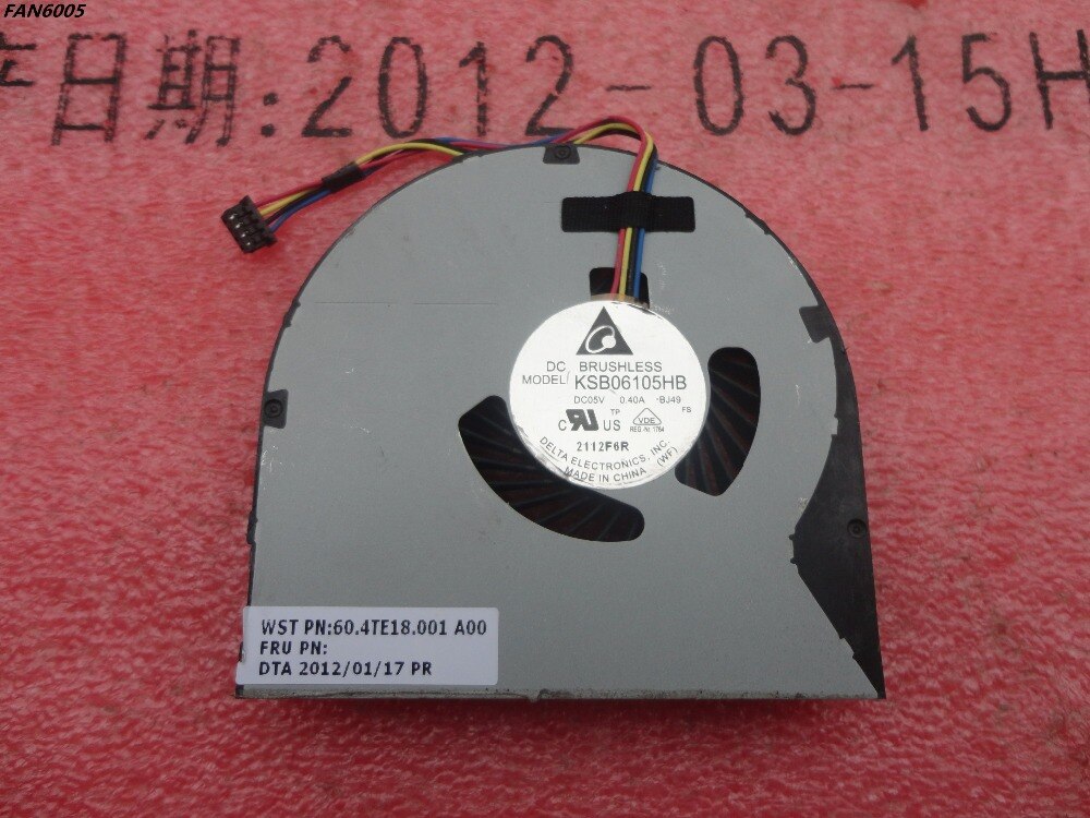 laptop cooler CPU cooling fan for LENOVO B480 B480A B485 B490 M490 M495 E49 V480 V580 B580 M590 M590S CPU fan KSB06105HB -BJ49