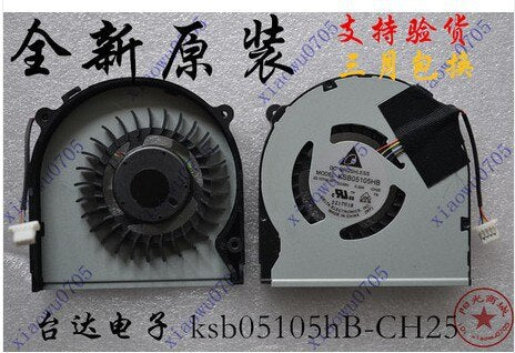 laptop cooling fan for sony VAIO SVT13 SVT13124CXS SVT131A11T SVT15 SVT151A11L SVT15115CXS AB05505HX060B00 KSB05105HB CH25 BK92