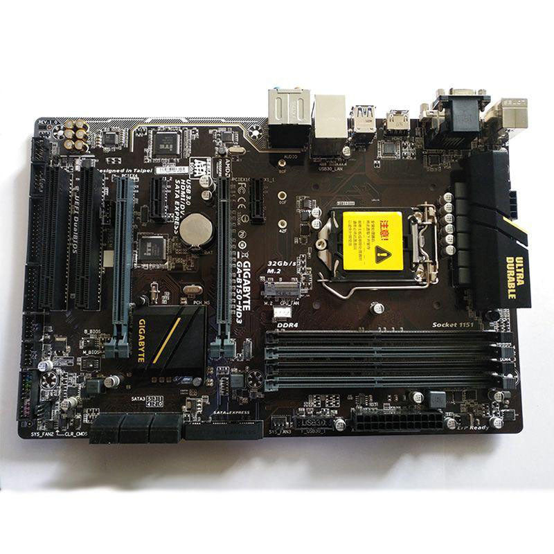 mainboard for Gigabyte GA-B150-HD3 DDR4 LGA 1151 HDMI DVI VGA USB3