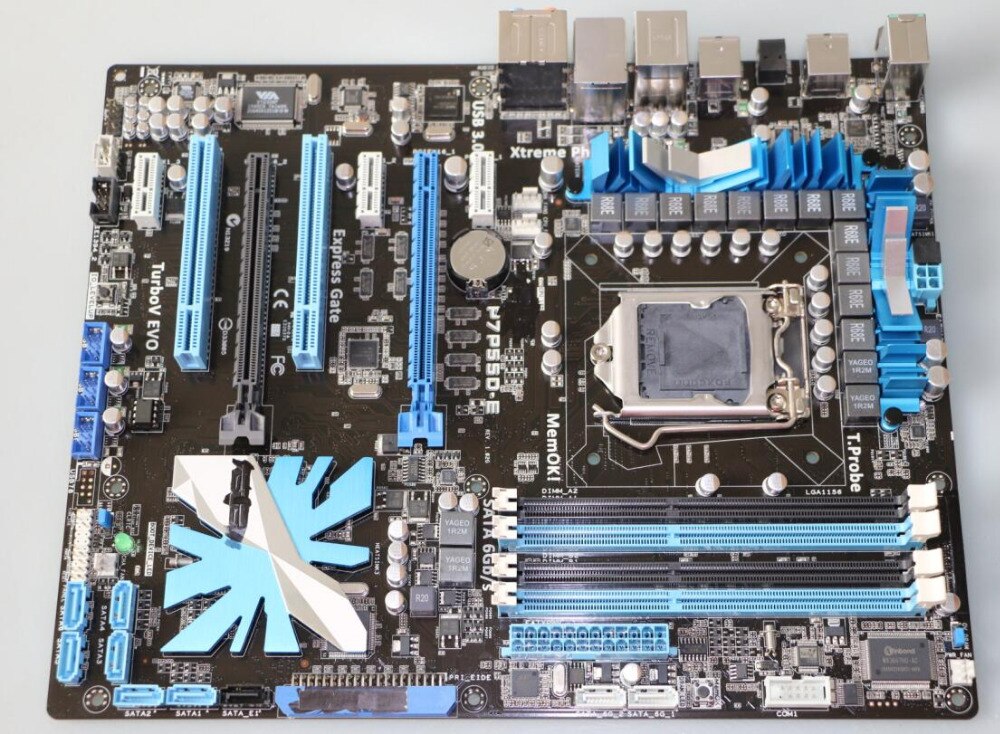 motherboard ASUS P7P55D-E DDR3 LGA 1156 boards for