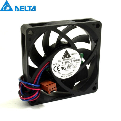 AFB0712HHB 12V 7CM 70mm 7015 0.45A 3 wire dual ball bearing cooling fan heatsink for Delta 70*70*15mm