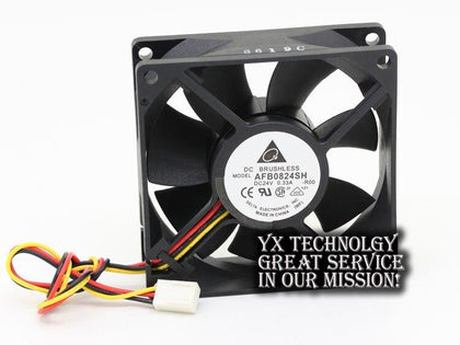 AFB0824SH 8025 8cm 80mm 24V 0.33A dual ball bearing drive cooling fan for Delta 80*80*25mm