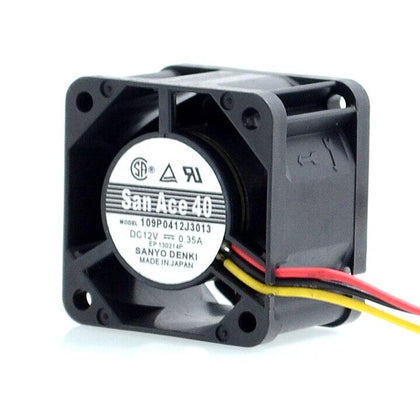 4CM 40mm 12V 0.35A 109P0412J3123 4028 dual ball bearing cooling fan 40*40*28mm