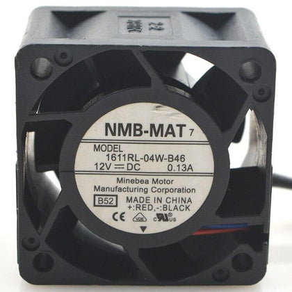 1611RL-04W-B46 For NMB 40X28mm DC 12V 0.13A 4mm 4028 Server cooler cooling fan