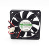 KDE1206PFV3 0.6W 6CM 60mm 6010 2 wire dc brushless cooling fan 12v