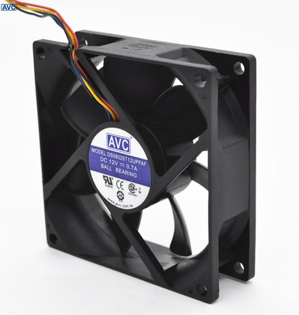 DS08025T12UPFAF DC 12V 0.7A 8025 80mm 8cm PWM fan speed control of wind capacity cooling fan