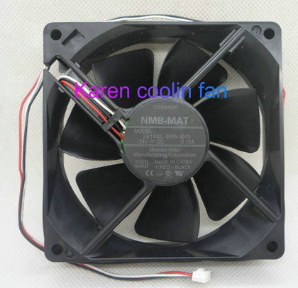100% NMB 3610KL-05W-B49 9225 24V 0.16A 92 * 92 * 25mm fan drive - inewdeals.com