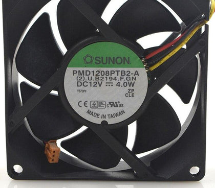 PMD1208PTB2-A 8025 80 * 80 * 25 mm 80 mm DC 12 V 4,0 W 3 Drähte Computergebläse Kühlung Axialventilator