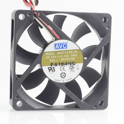 7CM 70mm CPU cooling fan winds of 7015 0.7A DC12V DE07015R12U 70*70*15mm