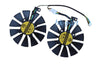 2PCS 87MM Graphic Card Cooling Fan For ASUS DUAL GeForce GTX1060-O6G PLD09210S12HH Fans GTX1060 FD10015H12S GTX 970 980 780 TI