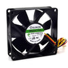 Pour SUNON ventilateur de refroidissement de châssis ultra-silencieux 12V 1.6W KDE1208PTV1, 13.MS.AF.GN DC 12V 1.6W connecteur 3 fils 3 broches 80mm 80x80x25mm