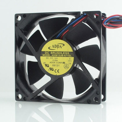 AD0812HB-A76GL 8025 8cm 80mm 12V 0.25A double ball bearing cooling fan for ADDA 80*80*25mm