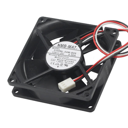 and 3108NL-04W-B59 8020 80mm 0.36A cooling fan dual ball wind capacity for NMB 80*80*20mm