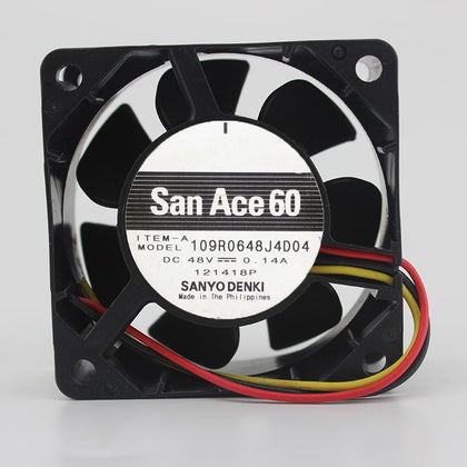 109R0648J4D04 DC 48V 0.14A axial cooling fan 6025 60*60*25mm 60mm