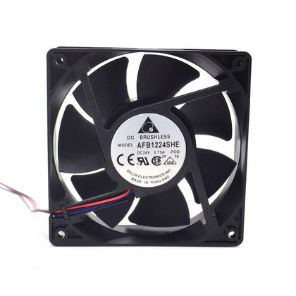 AFB1224SHE 12038 120mm 24V 0.75A ventilateur de refroidissement double boule capacité éolienne inverseur durable pour Delta 120*120*38mm