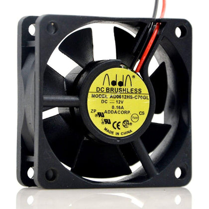 AD0612HS-C70GL 6020 60 mm 60 x 60 x 20 mm, 2 Drähte, Computer-Lüfter, DC 12 V, 0,16 A