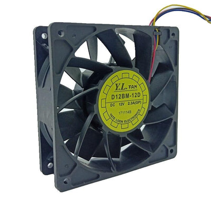 D12BM-12D For YLFan 12038 12V 4-Pin PQM Temperature Control Cooling Fan 120mm Max Airflow Rate Fan 2.3A